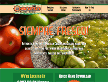 Tablet Screenshot of osoriotacosysalsas.com